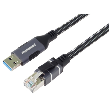 PremiumCord USB 3.2 -> LAN 2m