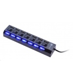 CONNECT IT USB hub Mighty switch, 7 ON/OFF portů