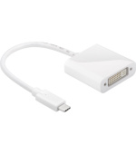 PremiumCord Převodník USB-C na DVI, FullHD@60hz