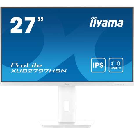 iiyama ProLite/XUB2797HSN-W2/27"/IPS/FHD/100Hz/1ms/White/3R