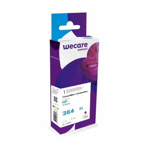 WECARE ARMOR cartridge pro HP Photosmart C5380, 5510, 5515, C6380 (CB324EE), červená/magenta, 12ml, 895str