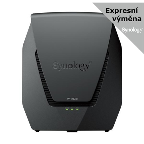 Synology WRX560 MESH WiFi6 router (AX3000,2,4GHz/5GHz,3xGbELAN,1x2,5GbELAN/WAN,1x1GbEWAN,1xUSB3.2)