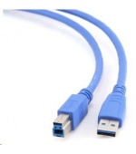 GEMBIRD Kabel USB 3.0 A-B propojovací 1,8m (modrý)