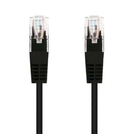 Kabel C-TECH patchcord Cat5e, UTP, černý, 5m