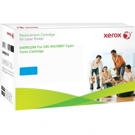 XEROX toner kompat. s OKI 44318607, 11 500 str, cy