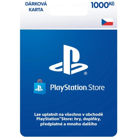 PlayStation Live Cards 1000Kč Hang pro CZ PS Store