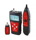 LAN Cable Tester TLCD76 s LCD, koax, Cat3/Cat5E/Cat6, UTP/STP, USB, sonda