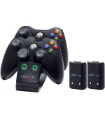 VENOM VS2891 Xbox 360 Black Twin Docking Station + 2 batteries