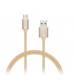 CONNECT IT Wirez Premium Metallic micro USB - USB, gold, 1m