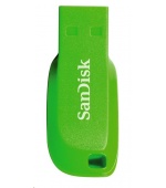 SanDisk Flash Disk 16GB Cruzer Blade, USB 2.0, zelená