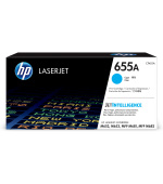 HP 655A Cyan Original LaserJet Toner Cartridge (CF451A) (10,500 pages)