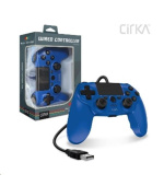 Cirka NuForce Wired Game Controller for PS4/PC/Mac (Blue)