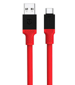 Tactical Fat Man Cable USB-A/USB-C 1m Red