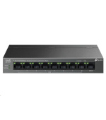 TP-Link LiteWave switch LS109P (9x100Mb/s, 8xPoE+, 63W, fanless)