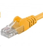 PREMIUMCORD Patch kabel UTP RJ45-RJ45 CAT5e 2m žlutá