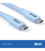 Club3D Kabel USB-C 4.0, 20Gbps, 4K60Hz, PD 240W, 2m, modrá