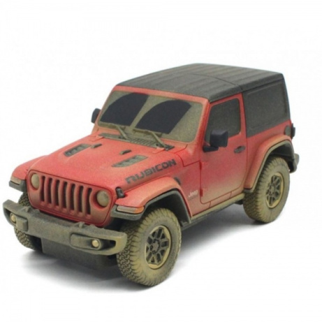 Rastar RC auto Jeep Wrangler Rubicon 1:24 červená