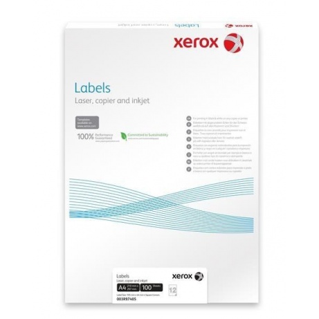 Xerox Papír samolepící štítky - Labels 16UP 105x37 (100 listů, A4)