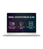 ASUS ROG Zephyrus G16/GA605WI/AI9-HX370/16"/2560x1600/32GB/2TB SSD/RTX 4070/W11H/White/2R