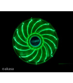 přídavný ventilátor Akasa Vegas LED 12 cm zelená