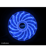 přídavný ventilátor Akasa Vegas LED 12 cm modrá