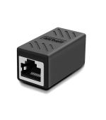 W-Star Spojka RJ45 STP CPSTPBK CAT6 přímá, stíněná, černá