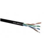 Instalační kabel Solarix venkovní gelový UTP, Cat5E, drát, PE, box 305m SXKD-5E-UTP-PEG