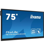 Iiyama ProLite IDS, 24/7, 190.5 cm (75''), PureTouch-IR, 4K, USB, USB-C, Ethernet, Wi-Fi, kit (USB), black