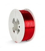 VERBATIM 3D Printer Filament PET-G 1.75mm, 327m, 1kg red transparent