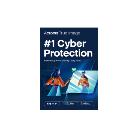 Acronis True Image Premium Subscription 1 Computer + 1 TB Acronis Cloud Storage - 1 year subscription ESD