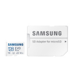 Samsung EVO Plus/micro SDXC/128GB/UHS-I U3 / Class 10/+ Adaptér/Bílá