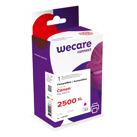 WECARE ARMOR ink kompatibilní s CANON PGi-2500XLM, červená/magenta