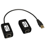 Tripplite Extender (přijímač a vysílač), 1-port USB přes Cat5/Cat6, až 45.72m