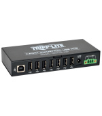 Tripplite Rozbočovač 7x USB 2, průmyslový, odolnost ESD 15kV, kovové pouzdro, možnost montáže