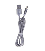 ALIGATOR datový kabel TUBA 2A USB-C šedý