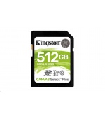 Kingston SDXC karta 512GB Canvas Select Plus (SDC) 100R 85W Class 10 UHS-I