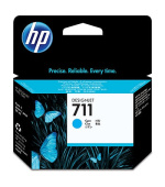 HP 711 Cyan DJ Ink Cart, 29 ml, CZ130A