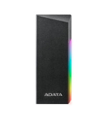 ADATA Externí box pro M.2 EC700G, USB-C 3.2 Gen 2, M.2 2230 / 2242 / 2280, RGB, černá