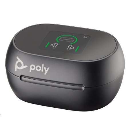 Poly Voyager Free 60+ MS Teams bluetooth headset, BT700 USB-C adaptér, dotykové nabíjecí pouzdro, černá