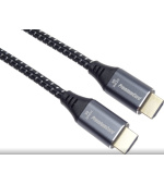 PremiumCord ULTRA HDMI 2.1 High Speed + Ethernet kabel 8K@60Hz,zlacené 5m