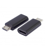 PremiumCord adapter USB-C konektor female - USB 2.0 Micro-B/male