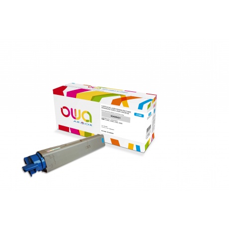 OWA Armor toner kompatibilní s OKI 43459331, 2500st, modrá/cyan