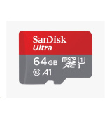 SanDisk MicroSDXC karta 64GB Ultra (140 MB/s, A1 Class 10 UHS-I) + adaptér