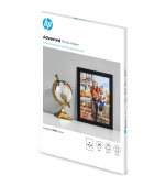 HP Advanced Glossy Photo Paper-25 sht/A4/210 x 297 mm, 250 g/m2, Q5456A