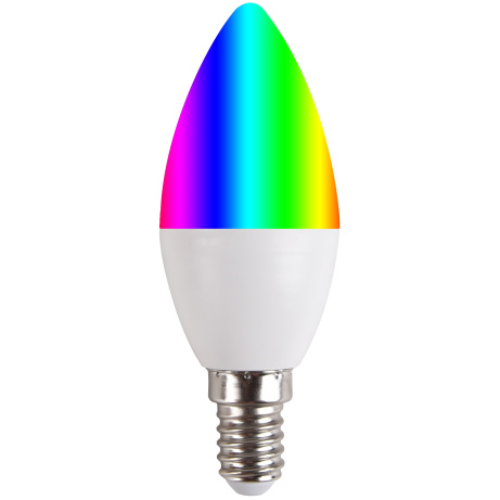 iGET HOME BS3 - Wi-Fi LED žárovka 5.5W RGB, CCT, E14, stmívatelná, samostatná