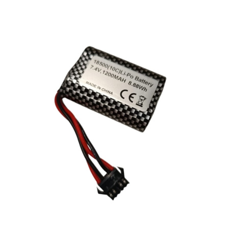 Akumulátor Li-Po 7.4V 1200 mAh 5SM konektor