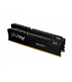 KINGSTON DIMM DDR5 32GB (Kit of 2) 5200MT/s CL40 FURY Beast Černá