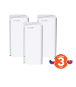 Tenda Nova MX21 Pro (3-pack) WiFi6E AXE5700 Mesh Gigabit system, 9x GLAN/GWAN, WPA3, VPN, CZ app