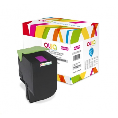 OWA Armor toner pro LEXMARK CX310, 410, 510, 2000 Stran, 80C2SM0, červená/magenta