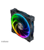 AKASA ventilátor SOHO AR14, 14cm ARGB PWM fan with advanced blade design